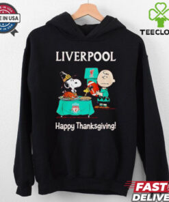 Peanuts Liverpool Happy Thanksgiving shirt
