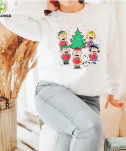 Peanuts Mad Engine Caroling Graphic T Shirt