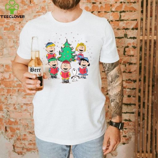 Peanuts Mad Engine Caroling Graphic T Shirt