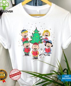 Peanuts Mad Engine Caroling Graphic T Shirt