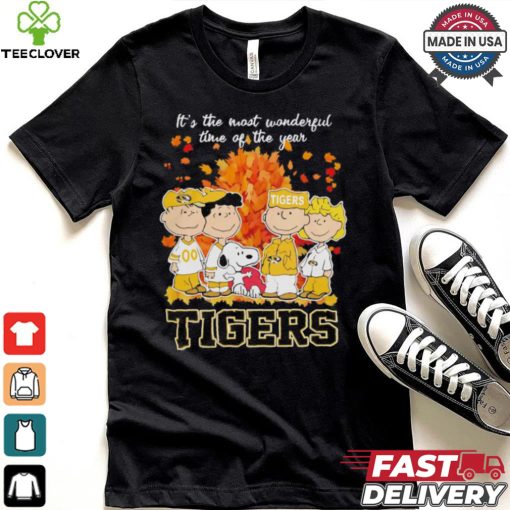 Peanuts Missouri Tigers Autumn the most beautiful time shirt