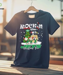 Peanuts NFL New York Jets Rockin Around Christmas Tree shirt