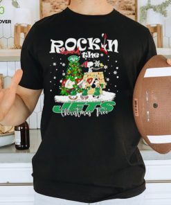 Peanuts NFL New York Jets Rockin Around Christmas Tree shirt