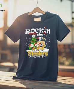 Peanuts NFL Pittsburgh Steelers Rockin Around Christmas Tree shirt