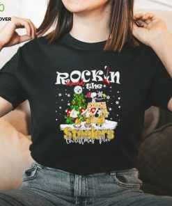 Peanuts NFL Pittsburgh Steelers Rockin Around Christmas Tree shirt