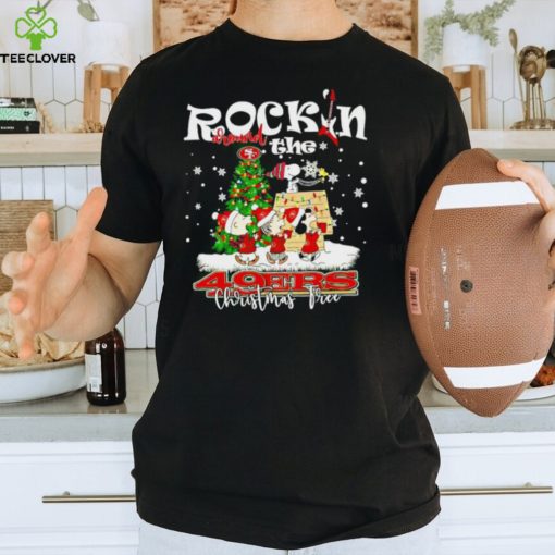 Peanuts NFL San Francisco 49ers Rockin Around Christmas Tree shirt