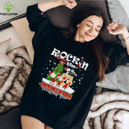 Peanuts NFL San Francisco 49ers Rockin Around Christmas Tree shirt
