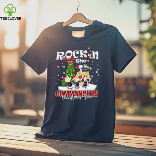Peanuts NFL Washington Commanders Rockin Around Christmas Tree shirt
