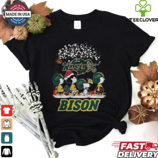 Peanuts North Dakota State Bison It’s The Most Wonderful Time Of The Year Winter Shirt