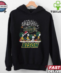 Peanuts North Dakota State Bison It’s The Most Wonderful Time Of The Year Winter Shirt