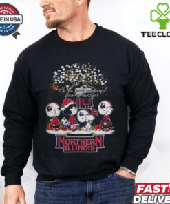 Peanuts Northern Illinois Huskies It’s The Most Wonderful Time Of The Year Winter Shirt