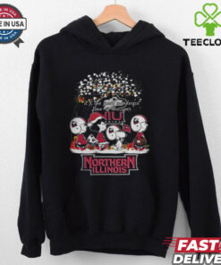 Peanuts Northern Illinois Huskies It’s The Most Wonderful Time Of The Year Winter Shirt