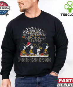 Peanuts Notre Dame Fighting Irish It’s The Most Wonderful Time Of The Year Winter Shirt