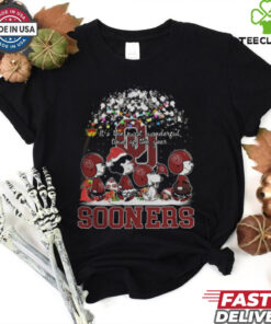 Peanuts Oklahoma Sooners It’s The Most Wonderful Time Of The Year Winter Shirt