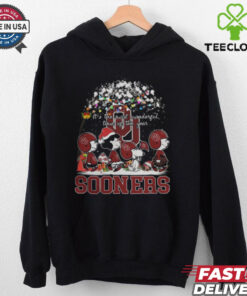 Peanuts Oklahoma Sooners It’s The Most Wonderful Time Of The Year Winter Shirt