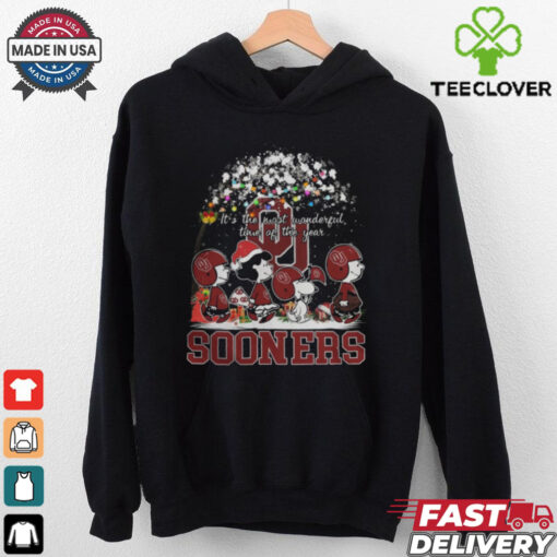 Peanuts Oklahoma Sooners It’s The Most Wonderful Time Of The Year Winter Shirt