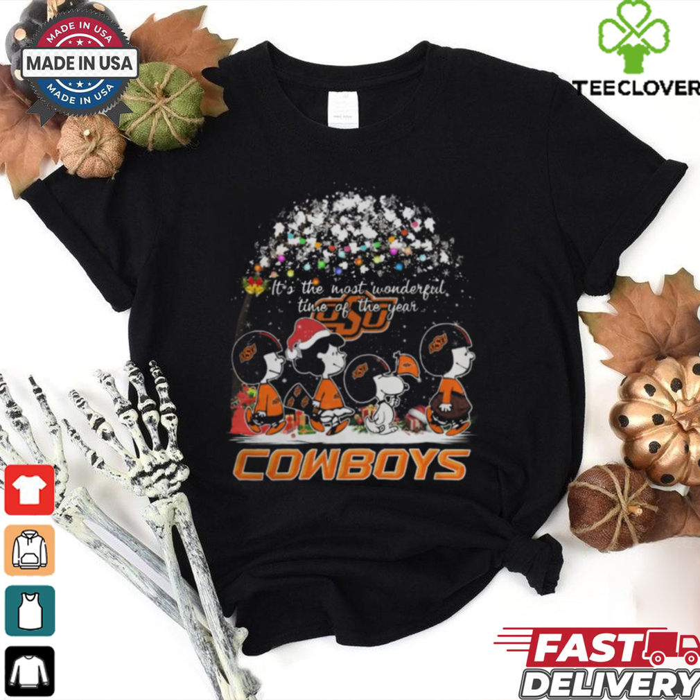 Peanuts Oklahoma State Cowboys It’s The Most Wonderful Time Of The Year Winter Shirt Peanuts Oklahoma State Cowboys It’s The Most Wonderful Time Of The Year Winter Shirt