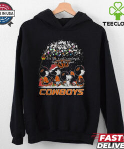 Peanuts Oklahoma State Cowboys It’s The Most Wonderful Time Of The Year Winter Shirt