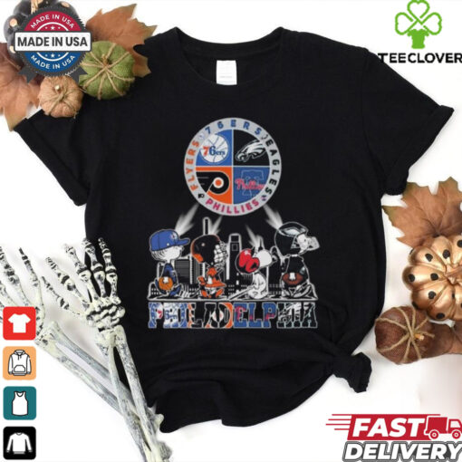 Peanuts Philadelphia Flyers 76ers Eagles Phillies Shirt