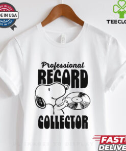 Peanuts Prfessional Record Collector T Shirt