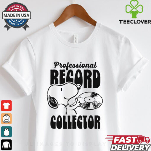 Peanuts Prfessional Record Collector T Shirt