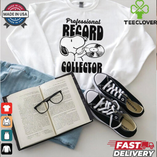 Peanuts Prfessional Record Collector T Shirt