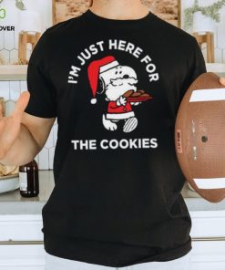 Peanuts Santa Claus Snoopy I’m Just Here For The Cookies T Shirt