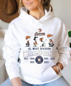 Peanuts Snoopy And Friend Houston Astros 2017 2023 Al West Division Champions Shirt