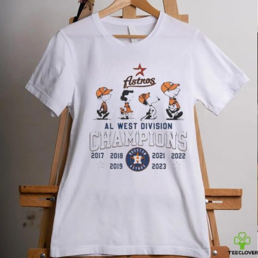 Peanuts Snoopy And Friend Houston Astros 2017 2023 Al West Division Champions Shirt