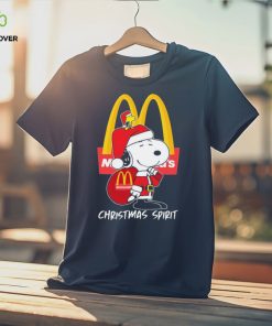 Peanuts Snoopy And Woodstock Mcdonald’s Christmas Spirit Shirt