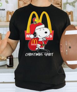 Peanuts Snoopy And Woodstock Mcdonald’s Christmas Spirit Shirt