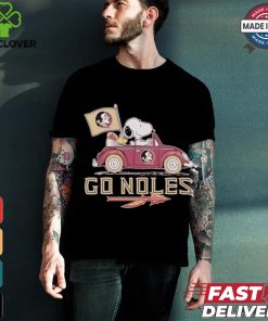 Peanuts Snoopy And Woodstock On Car Florida State Seminoles Go Noles Shirt
