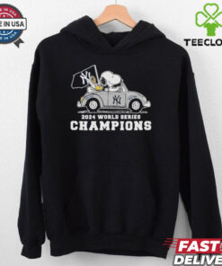 Peanuts Snoopy And Woodstock On Car X New York Yankees World Series Champions Shirt 3 Peanuts Snoopy And Woodstock On Car X New York Yankees World Series Champions Shirt