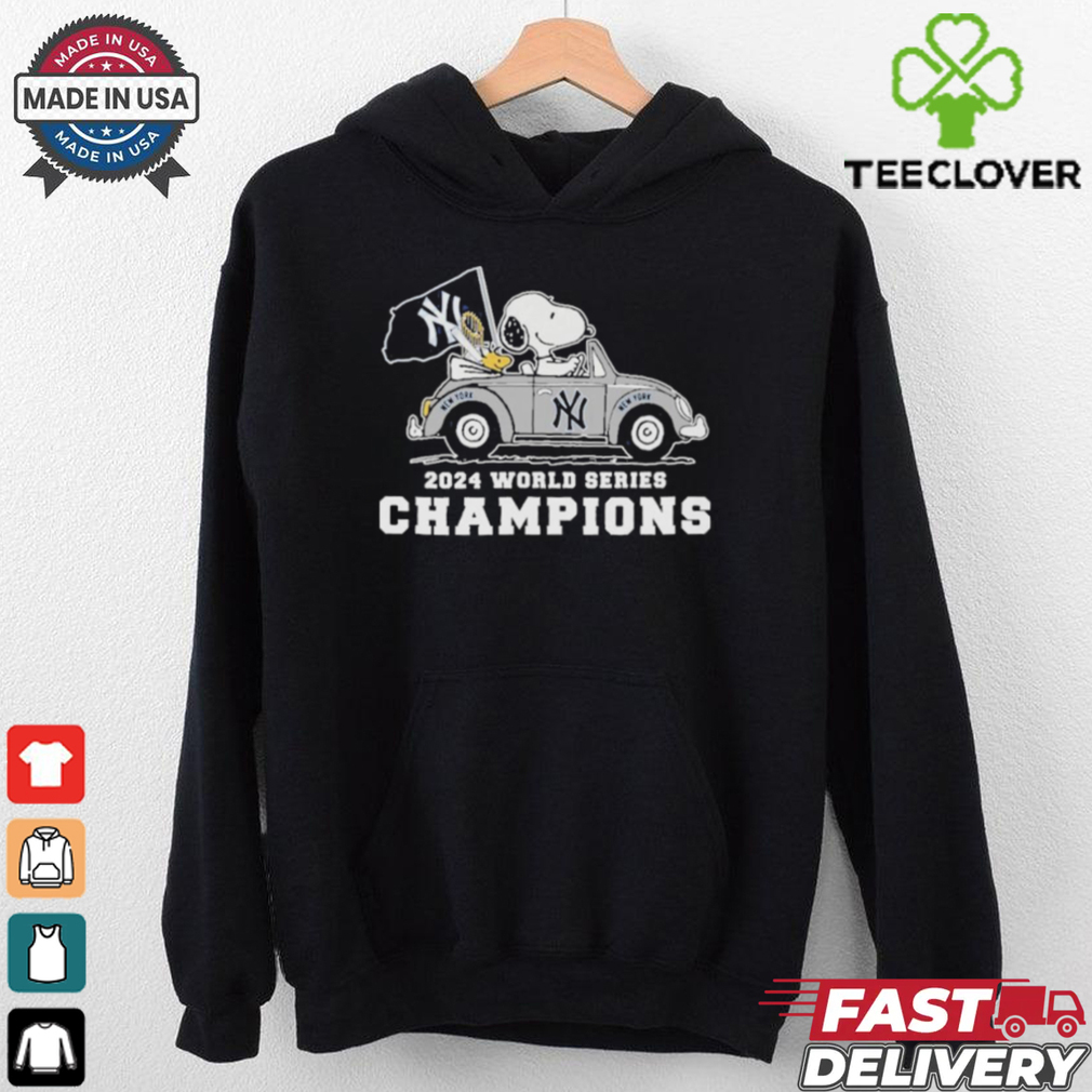Peanuts Snoopy And Woodstock On Car X New York Yankees World Series Champions Shirt Peanuts Snoopy And Woodstock On Car X New York Yankees World Series Champions Shirt
