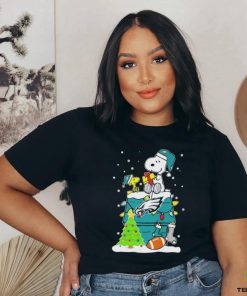 Peanuts Snoopy And Woodstock Philadelphia Eagles Merry Christmas Shirt
