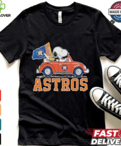 Peanuts Snoopy And Woodstock X Houston Astros October Driving Car Shirt