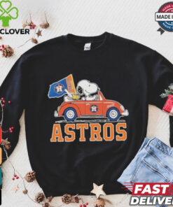 Peanuts Snoopy And Woodstock X Houston Astros October Driving Car Shirt