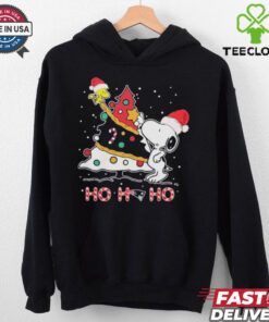 Peanuts Snoopy And Woodstock X New England Patriots Ho Ho Ho Christmas Shirt 2 Peanuts Snoopy And Woodstock X New England Patriots Ho Ho Ho Christmas Shirt
