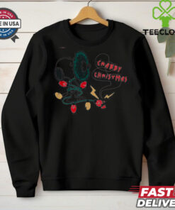 Peanuts Snoopy Crabby Christmas wreath shirt