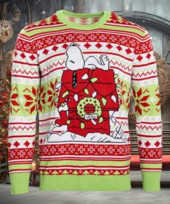 Peanuts Snoopy Dog House Ugly Christmas Sweater