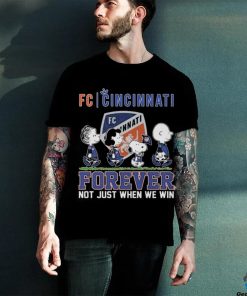 Peanuts Snoopy FC Cincinnati Forever Not Just When We Win Shirt