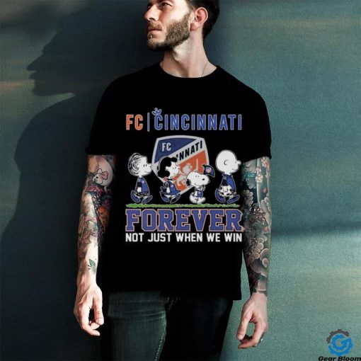 Peanuts Snoopy FC Cincinnati Forever Not Just When We Win Shirt