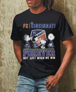 Peanuts Snoopy FC Cincinnati Forever Not Just When We Win Shirt