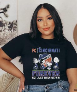 Peanuts Snoopy FC Cincinnati Forever Not Just When We Win Shirt