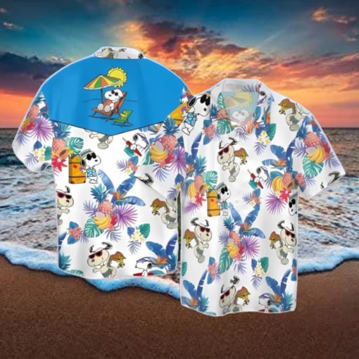 Peanuts Snoopy Gifts Snoopy Tropical Hawaiian Shirt Unique Gift