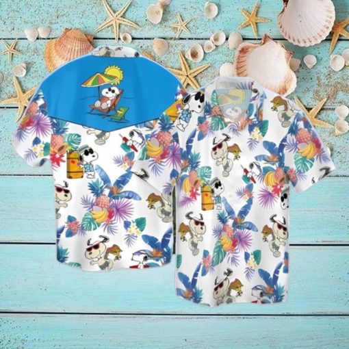 Peanuts Snoopy Gifts Snoopy Tropical Hawaiian Shirt Unique Gift