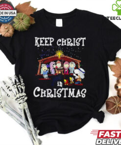 Peanuts Snoopy Keep Christ In Christmas shirt