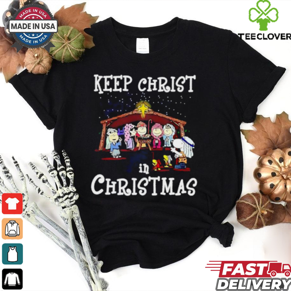 Peanuts Snoopy Keep Christ In Christmas shirt Peanuts Snoopy Keep Christ In Christmas shirt
