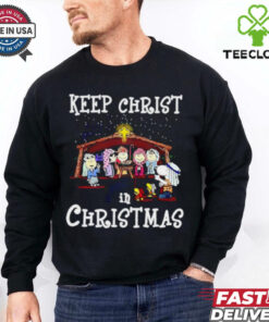 Peanuts Snoopy Keep Christ In Christmas shirt