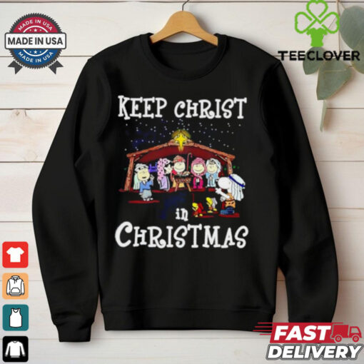 Peanuts Snoopy Keep Christ In Christmas shirt